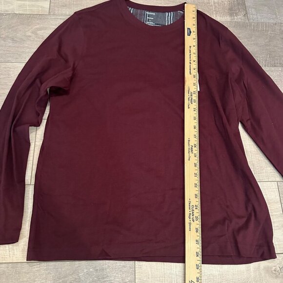 SONOMA MENS 2 PIECE PAJAMA SET RED GRAY PLAID NEW LARGE - Picture 4 of 13